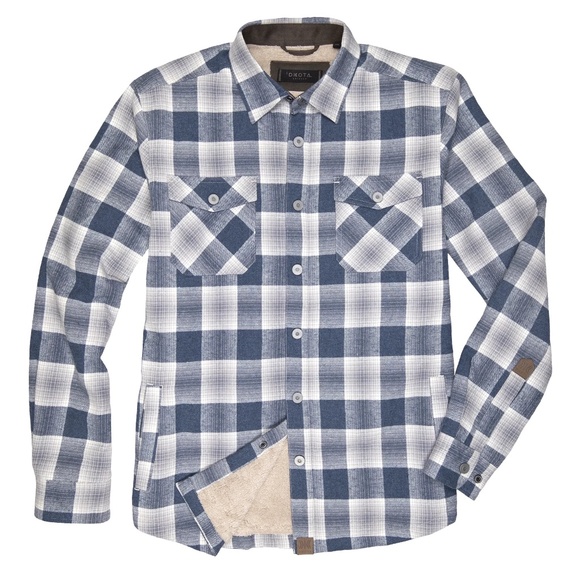 Dakota Grizzly Men's Ivan Sherpa Lined Shacket - Size Small - Picture 1 of 5